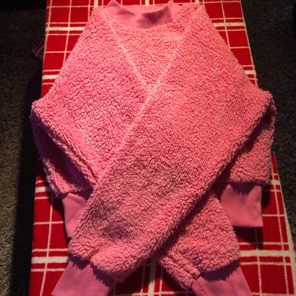 Faux Sherpa Sweatshirt